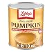 Libby's Pumpkin, Canned Puree and Pie Filling, 100% Pure Pumpkin, Gluten Free, 106 oz Can Bulk