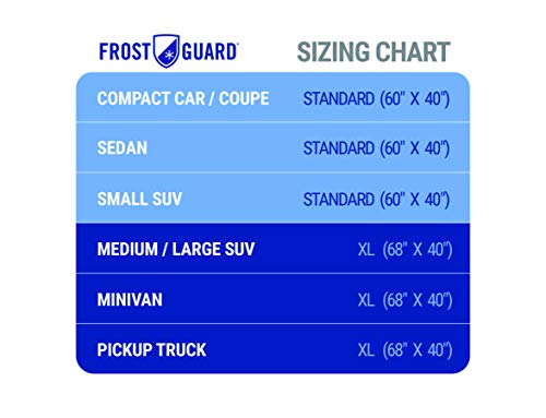 NFL Frost Guard Windshield Cover for Ice and Snow, Baltimore Ravens | XL Size Car Windshield Frost Cover with Side Mirror Covers | Fits Most Medium and Large SUVs, Trucks, Vans – 68 x 40 Inches - Thumbnail 7