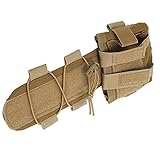 Helm-Gegengewichtstasche - Die Helm-Akkutasche besteht aus 500D-Nylongewebe, das leicht und langlebig ist, schnell trocknet und nicht verblasst.