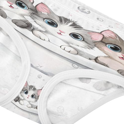 Cute Three Cats Bathtub Toddler Girls's Underwear 2T 202b88314