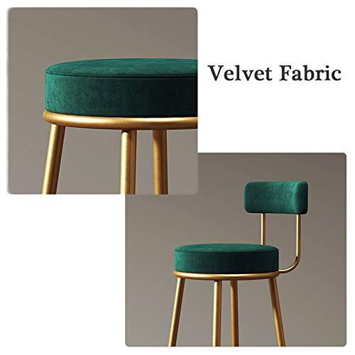 Chaise assise en velours confortable contre le mal de dos