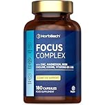 Nootropic Brain Supplements | 180 Vegan Capsules | Cognitive Complex Enhancer for Energy, Focus & Mental Performance | by Horbaach