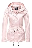 Parka ONLY Damen Jacke Onllorca Spring Parka Jacket CC Otw, Rosa (Cameo Rose), Gr. S