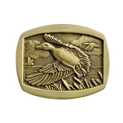 Flying Duck Solid Brass Belt Buckle OBMS104 IMC-Retail