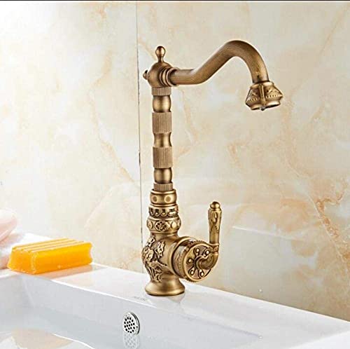 Robinet de lavabo haut pour évier profond et grand contenant