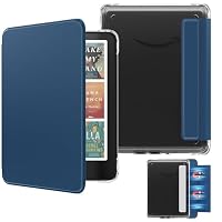 Coque MoKo 360° Pour Kindle Paperwhite 12e Gén 2024 & Colorsoft - Étui Magnétique Détachable, Dos Clair, Support Réglable | Auto Réveil/Sommeil, Agave Vert