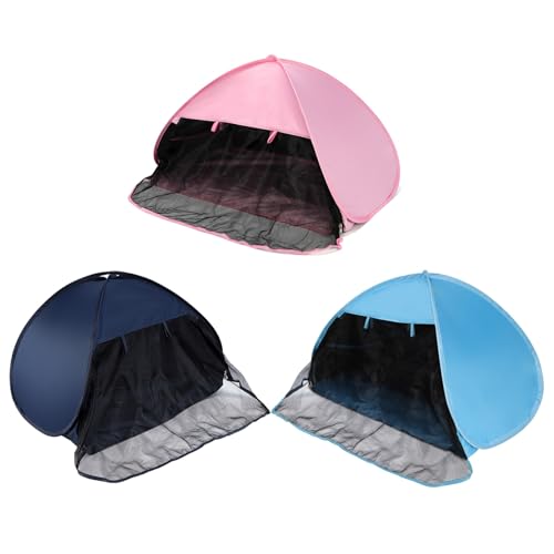 GYYDXXFC Promotes Better Sleep Sleep Tent, Large Blackout Bed Tent, Enclosed Blackout Bed Tent, Silent Tent Light Sleeper, Travel And Naps(Navy blue)