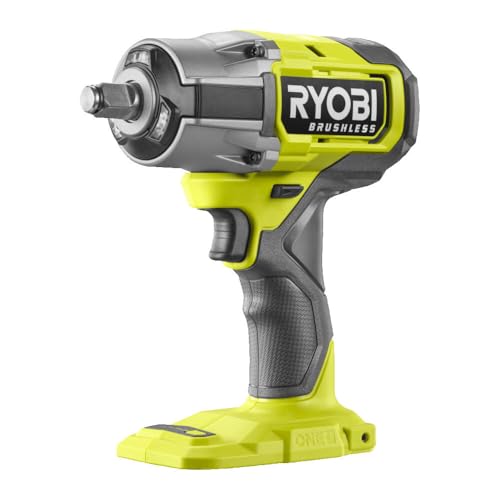RYOBI - Boulonneuse à chocs 18 Volts ONE+, BRUSHLESS sans...