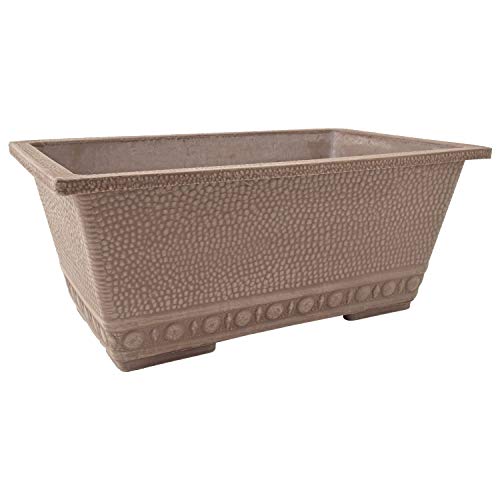 Psw Arcadia Garden Products Fel34Tp Window Box, 13 By 9 By 5.5-Inch, Taupe #TOP21