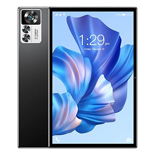 Tablet 12S PRO, 256GB, 8GB RAM, Tela Imersiva de 10.1', Câmera Traseira 32MP, Câmera frontal de 16MP, Wifi, Android 13, 8800mAh Bateria, Dual-SIM (black)