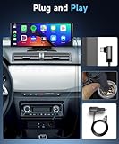 Portable Car Stereo with Wireless Carplay Android Auto, Rimoody 10.26 inch Touchscreen Portable Car Play Screen with Siri Transmission Bluetooth Rear Backup Camera Voice Control TF Card 9V-36V - Image 6