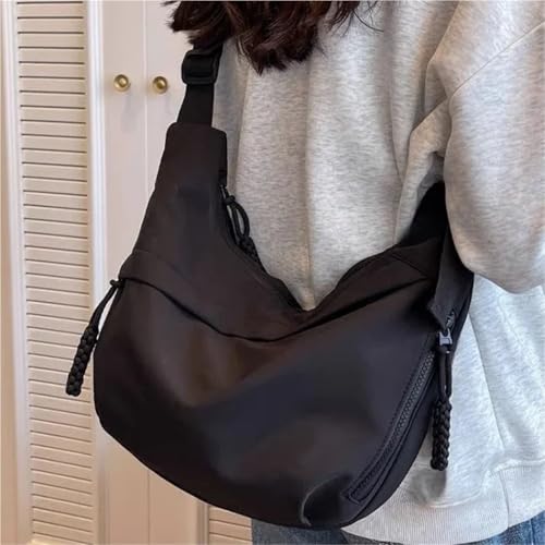Nylon Hobos Crossbody Bags Solid Casual Zipper Women's Bags Fashion High Capacity Solid Color Single Shoulder3