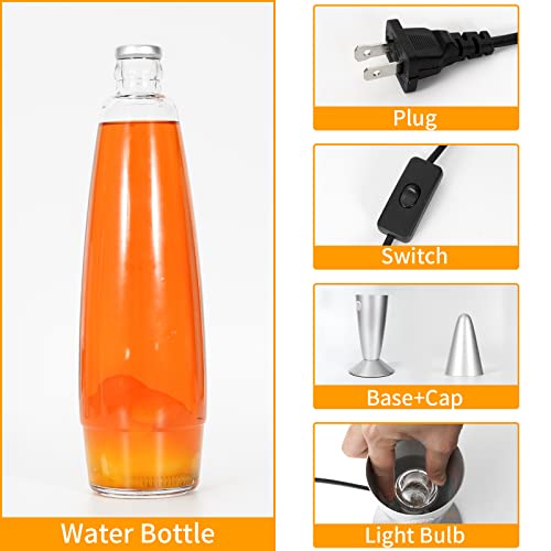 Zhrisezlava Lava Lamp, 13.5 Inch Orange Liquid Motion Lamps For Adults, Night Light Home Decor With Blue Wax For Bedroom Decor Adults Girls Boys Gifts Offices Camps #TOP4