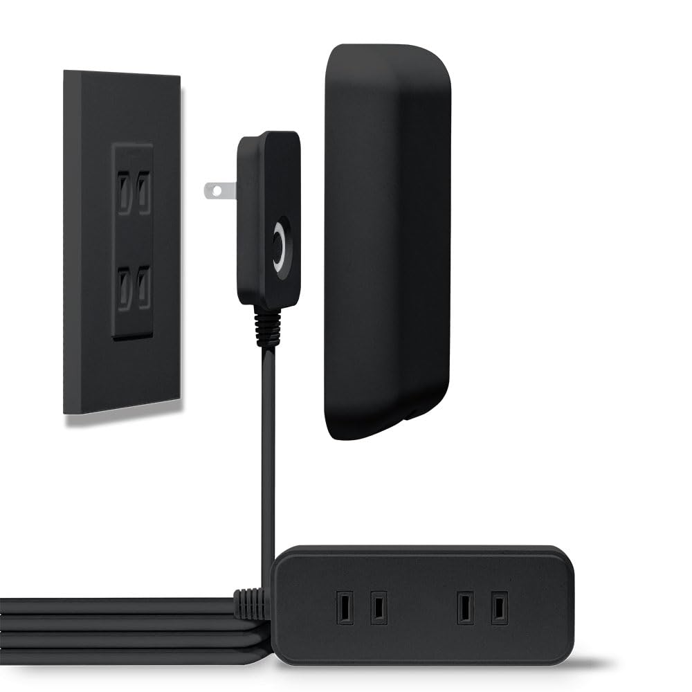 Amazon.co.jp: fitta 電源タップ 壁に溶け込む コンセントカバー
