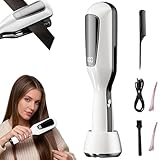 Spliss Trimmer, Haarreparaturwerkzeug mit LED-Anzeige, kabellos und tragbar zum Entfernen beschädigter Haare, ideal für Familienreisen