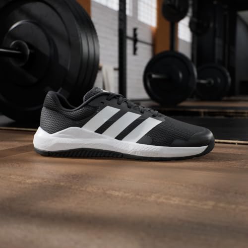 adidas Mezczyzni Dropset Base Training Shoes, Core Black/Cloud White/Lucid Red, 42 EU