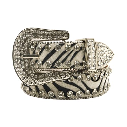 Ceinture en strass pour femme accessoire pantalon jean boucle ardillon