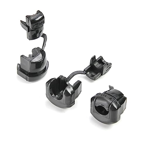 Aicosineg Plastic Strain Relief Bushing Cable Holder 6N-4 Power Cord Buckle clamp Wire Grommet Protective Cover Wiring Accessories 40pcs