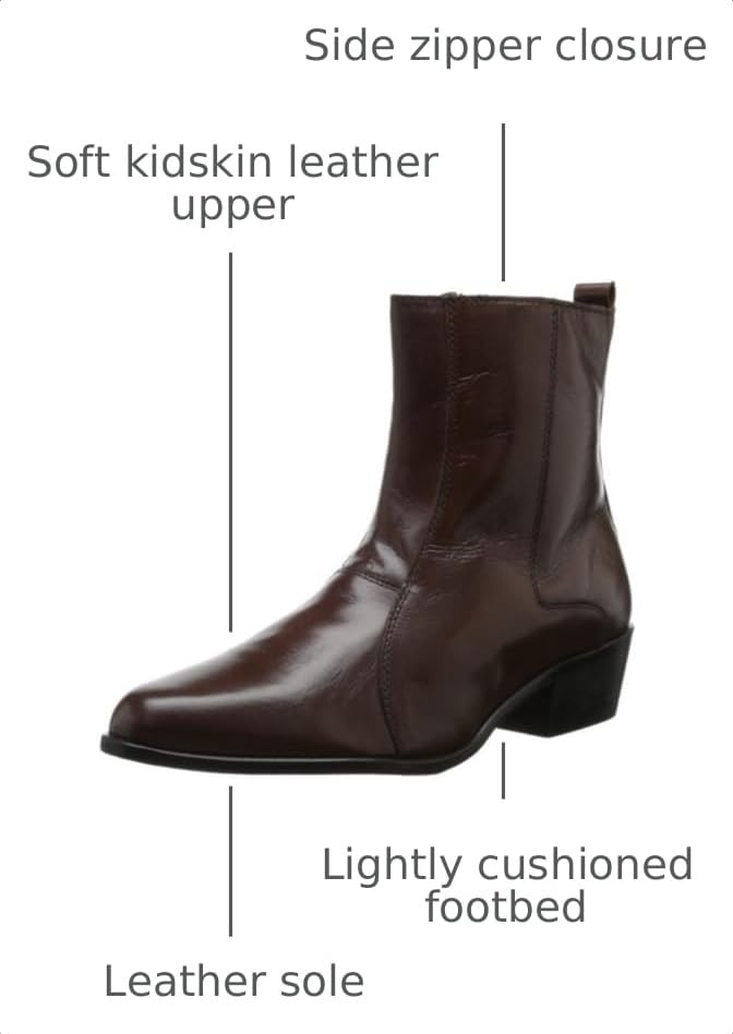 Image of Stacy Adams Men's Santos Plain-Toe Side Zipper Boot