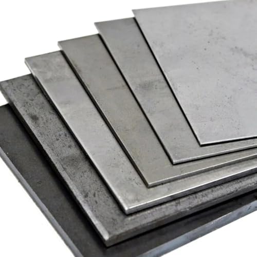 MILD STEEL SHEET METAL SQUARE CUT PLATE PANEL 1.2mm Thick / 400x400mm Size (1.2x400x400mm)
