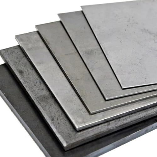 MILD STEEL SHEET METAL SQUARE CUT PLATE PANEL 2mm Thick / 100x100mm Size (2x100x100mm)