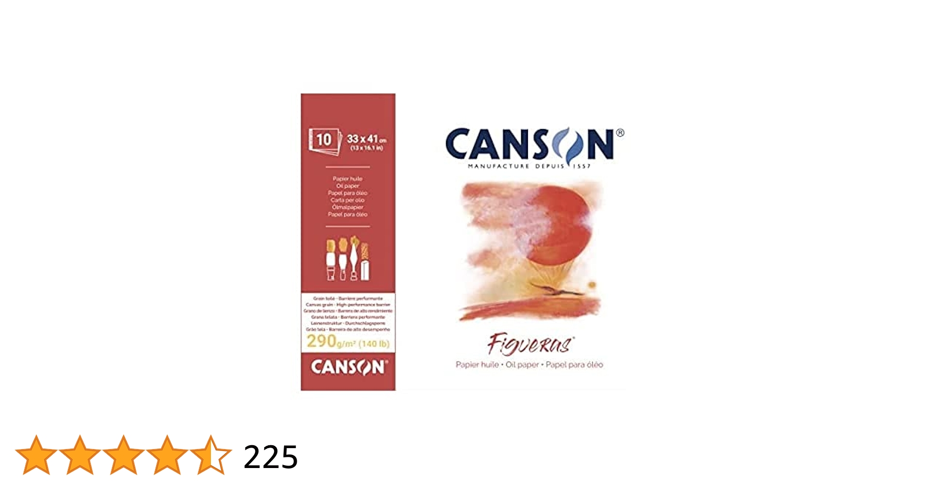Amazon.co.jp: キャンソン フィゲラスパッド 33×41cm 857-222