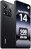 XIAOMI Redmi Note 14 4G LTE (para Tmobile Mint Tello Global) (256GB + 8GB) 6.67" 120Hz 108MP Cámara IA Versión Global Doble SIM (Negro Medianoche) 4
