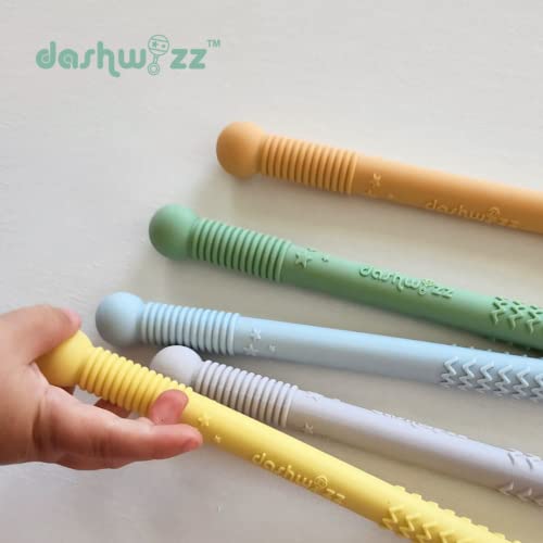 image for dashwizz Baby & Toddler Teethers x5 Silicone BPA Free Food Grade, Smal