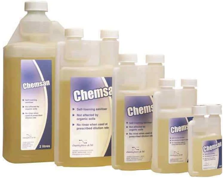 ChemSan Self Foaming No Rinse Sanitiser - 500ml