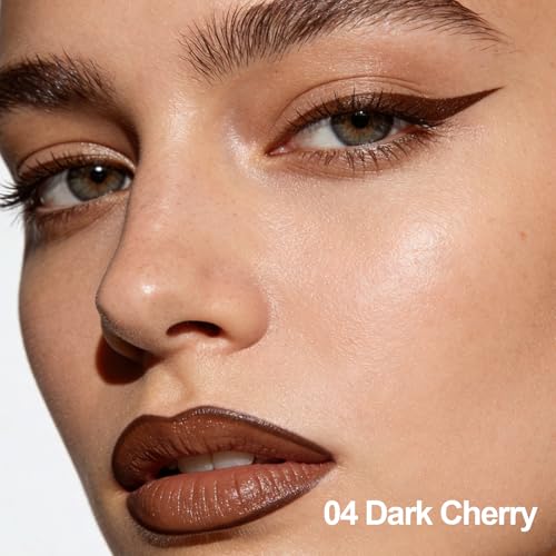 Image of Grey Black Matte Gel Eyeliner Pencil, Waterproof Smudge-proof Long Lasting Plum Eye Liner, High-Pigmented Smooth Creamy Formula for Mature Women, Eyes Makeup Pen with Sharpener
