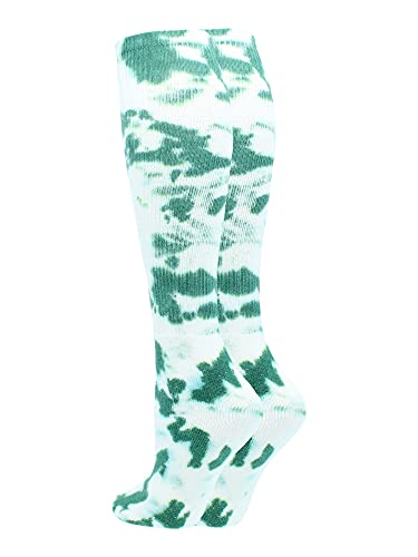 Image of Tie Dye Multisport Tube Socks Soccer Softball Volleyball for Girls Boys Women and Men Youth and Adult