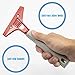 LDS INDUSTRY Razor Blade Scraper 2-Pack, Sticker Removers, Heavy Duty Extendable Scraping Tools Set with Screwdriver and 10 pcs Extra Stainless Steel Razor Blades for Window Glass Granite Wall Clean