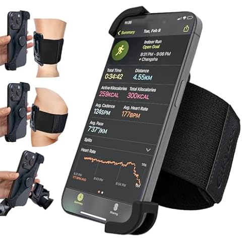Cikyner 3 in 1 Running Phone Armband Cover