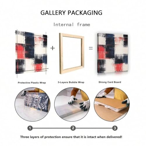 Impression sur toile de qualité supérieure avec blocs de couleur