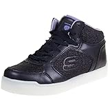 Material exterior: Cuero Skechers Energy Lights: E-Pro Glitter Glow, Zapatillas Altas Niñas, Azul (Navy Nvy), 29 EU