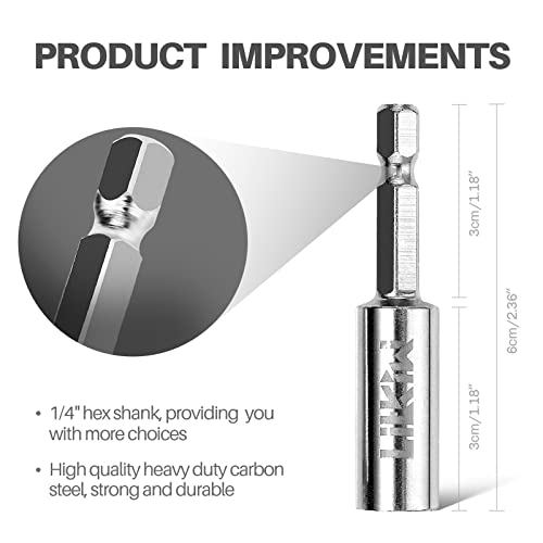 LitKiwi 1/4-Inch Hex Shank Rotary Drill Saw(with 5PCS Blades),HSS Saw Disc Wheel Cutting Blades for Drills Rotary Tools - Image 3