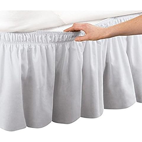 Queen Size Egyptian Cotton Elastic Bed Skirt Cover