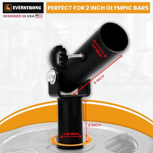 Image of TYB T-Bar Row Attachment Landmine Handle - 360 Swivel Landmine Attachment for Full-Body Workout - Deadlifts Squats Landmine Stand (T Bar Row Attachment) (Plate Not Included)