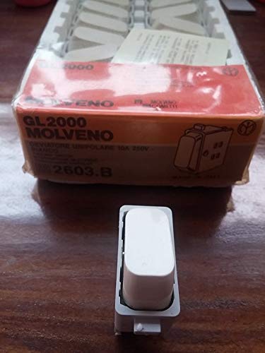 Legrand Molveno GL2000 – Interruttore Primo Modello Colore Marrone, Art. 2600, Originale E Introvabile - 3