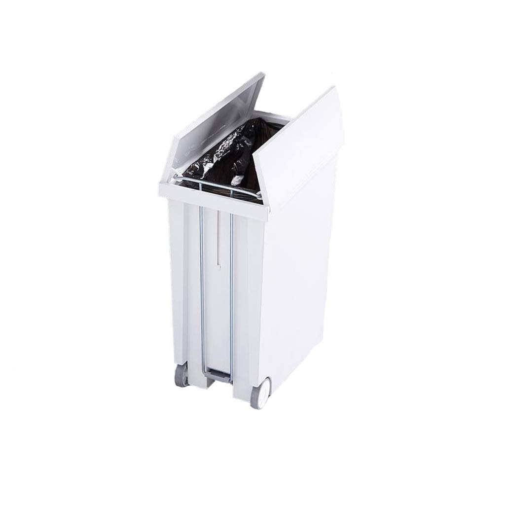 Cubo de basura con pedal contenedor cocina baño hogar con tapa