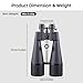 30-260X80 High Power Binoculars for Adults, Outdoor Long Range Binoculars for Birdwatching Hunting Stargazing Travel with Tripod Adapter and Carrying Case (Black, 30-260X80)