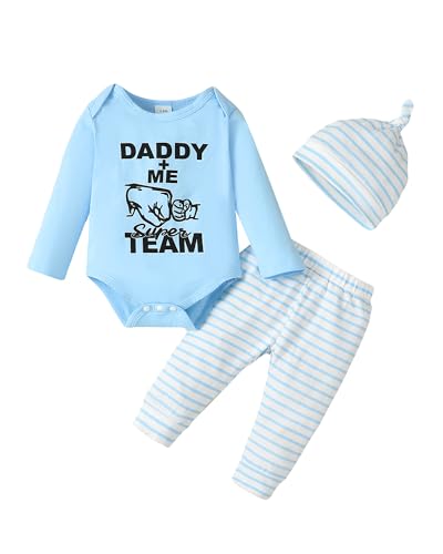 Image of NZRVAWS Newborn Baby Boy Clothes Outfits Letter Prined Romper Pants Set Infant Baby Boy Clothing 0 3 6 9 12 18 Months