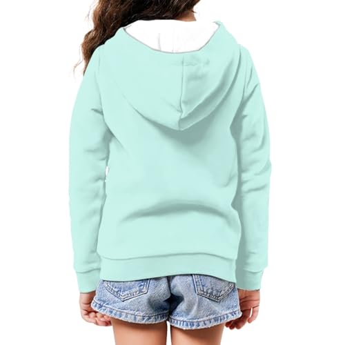 HUIACONG Children Jackets Boys Zip Up Hoodie Girls Sweatshirts 6