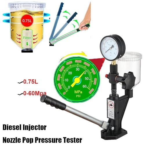 Testeur de seringues de fluide de combustion 60 MPa avec adaptateurs M14 - 7