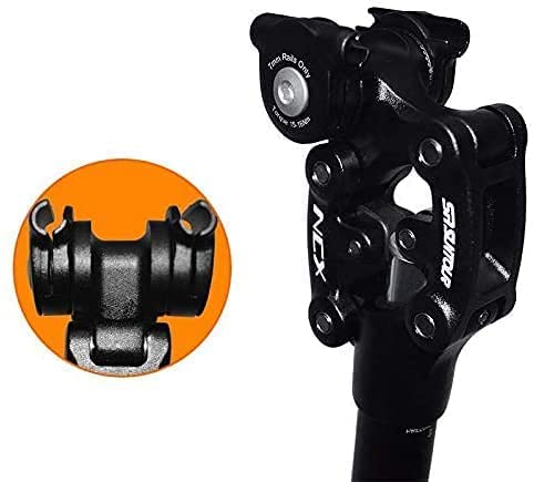 New Sr Suntour Sp12 Ncx Suspension Seat Post, Shock Absorber Post, Suspension Mbt Seat Post For Most Mountain And City Bikes, Mtb, Most Sizes Have (Load Weight 132-220Lbs) (Black 350Mm,30.4) #TOP3