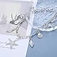 Cybche Boho Muschel Seestern Fußkettchen Armband Silber Muschel Seestern Fußkettchen Sommer Strand Ozean Schmuck Büroklammer Kette Fuß Accessoire Schmuck Für Frauen