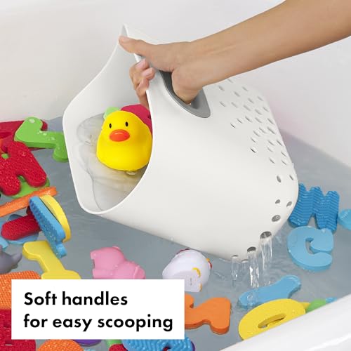 image for OXO Tot Stand Up Bath Toy Storage Organizer, 7.1 L, Large Capacity Bin