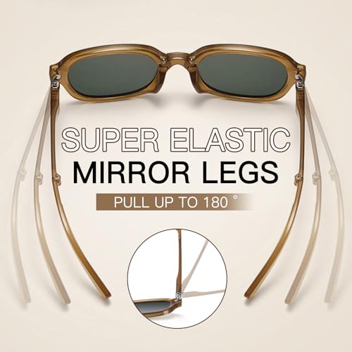 Sun Glasses for Women, UV 400 Protection Sun Glasses Trendy Foldable Lightweight Mini Driving Shades Easy Carry2