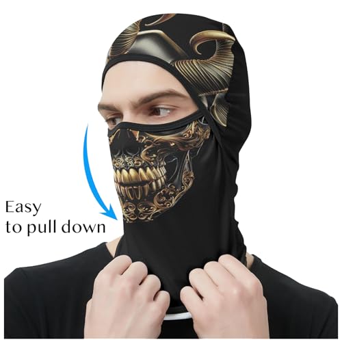 Image of Obacle Balaclava Face Mask Men Women for Sun Protection Motorcycle Fishing Raves