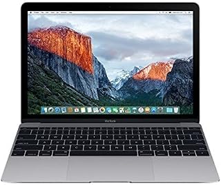 Early 2016 Apple MacBook with 1.1GHz Intel Core m3 (12 inch, 8GB RAM, 256GB SSD) Space Gray (Renewed)